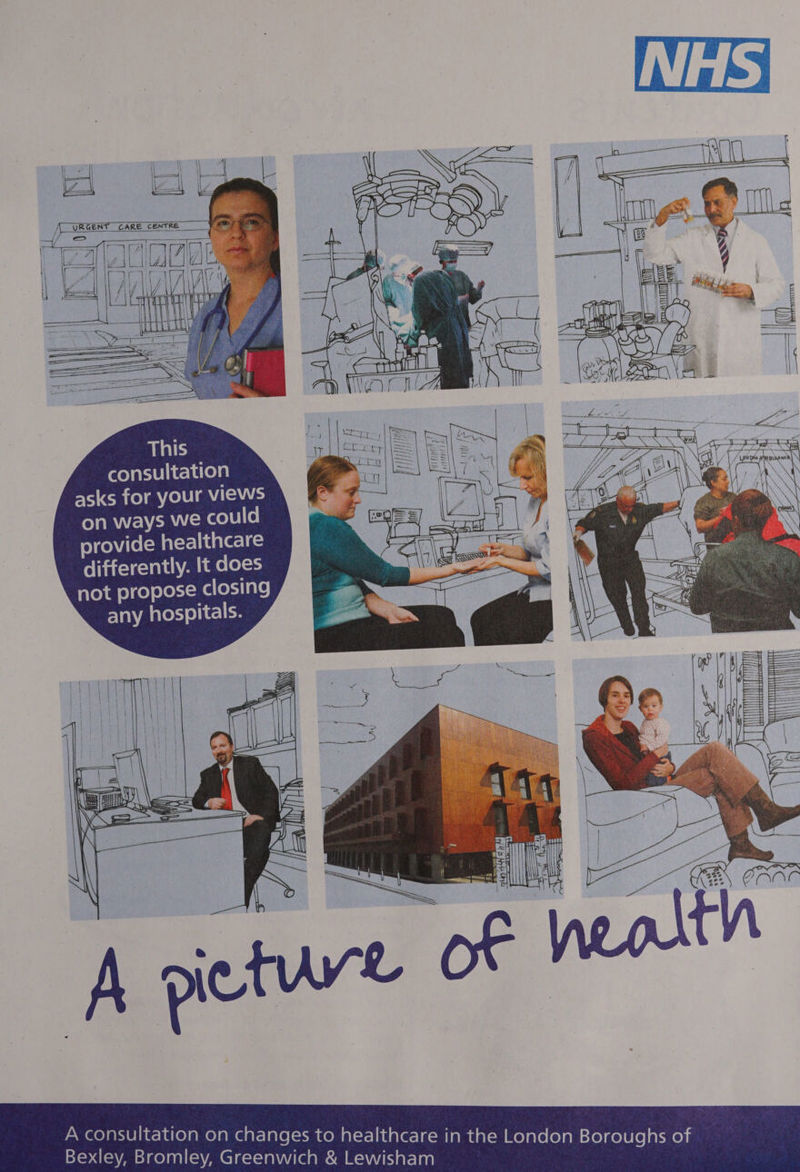 a Alar AL } | Sead f 4 A\\ j 4 p\\\) / / L ( Th Yt | ey \ td x 2s * ys ous SAS, PIS ‘ BU Wee \ \\ i V La ste BOs 4 \ consultation asks for your views on ways we could rey cey ele healthcare YY fod differently. It does ‘i not propose closing es &lt;= any hospitals.