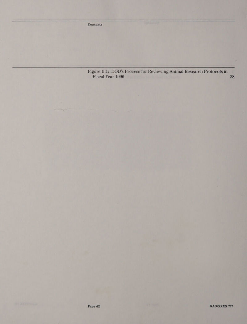 Figure II.1: DOD’s Process for Reviewing Animal Research Protocols in Fiscal Year 1996 28