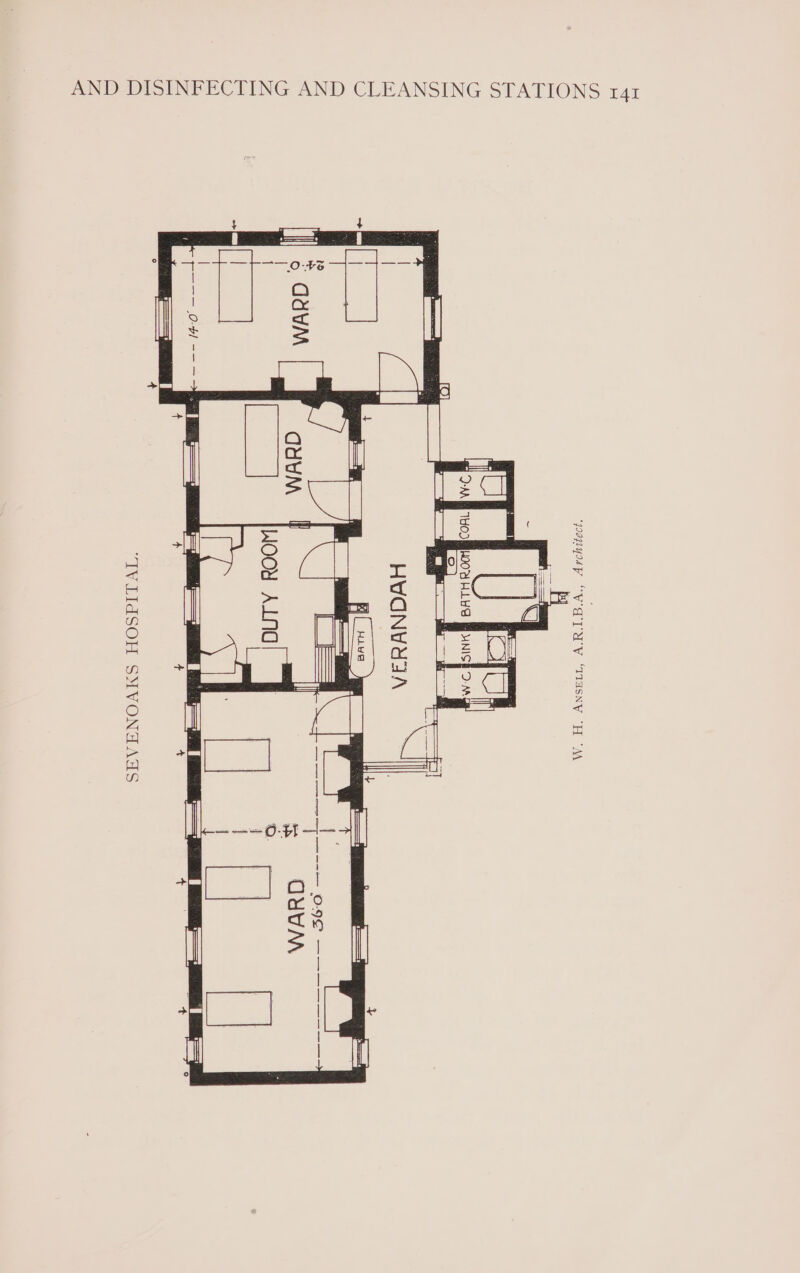 itt L, A.R.I.B.A., Architect. SEVENOAKS HOSPITAL. W. H. ANSEL