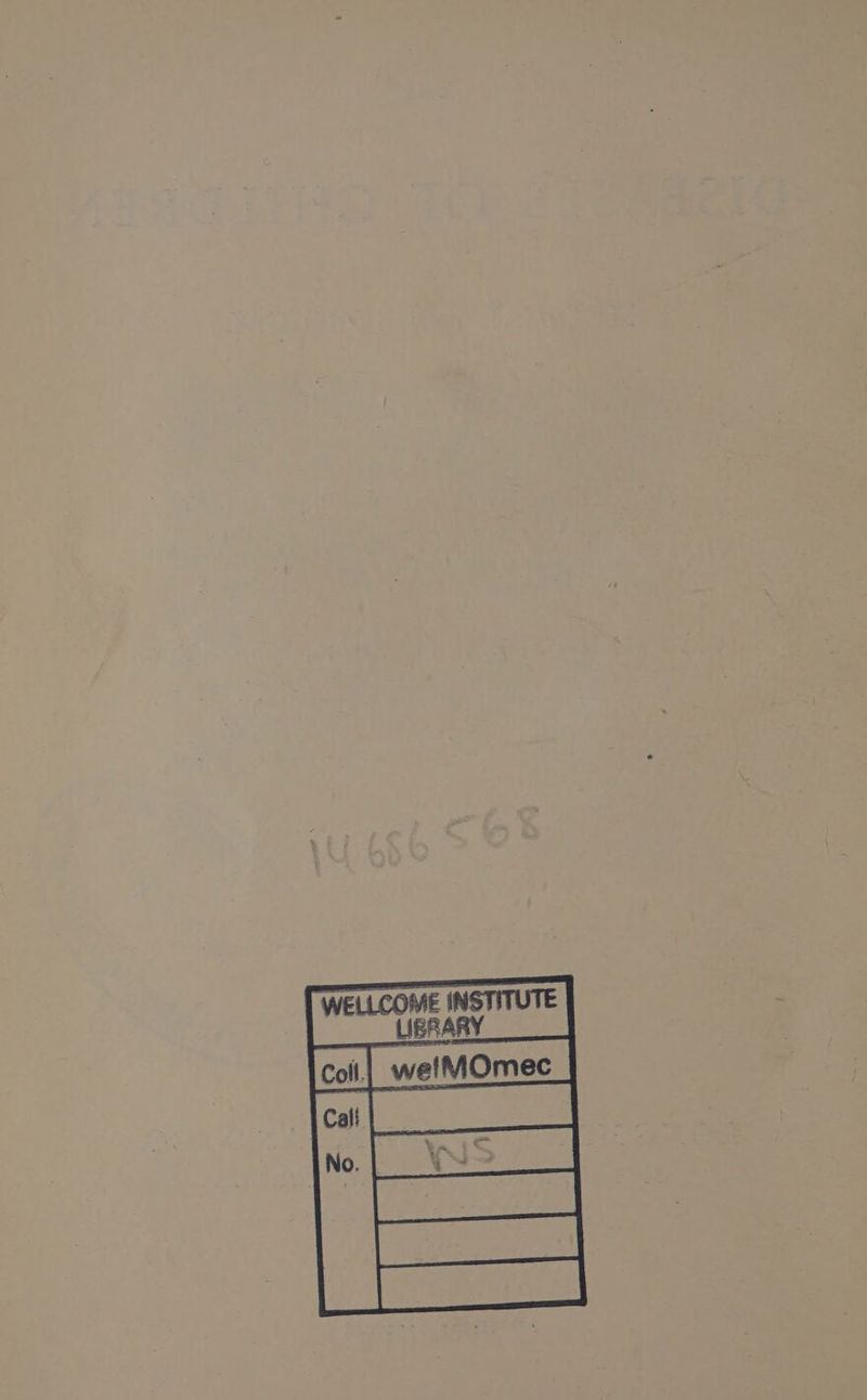 WELLCOME INSTITUTE LIBRARY