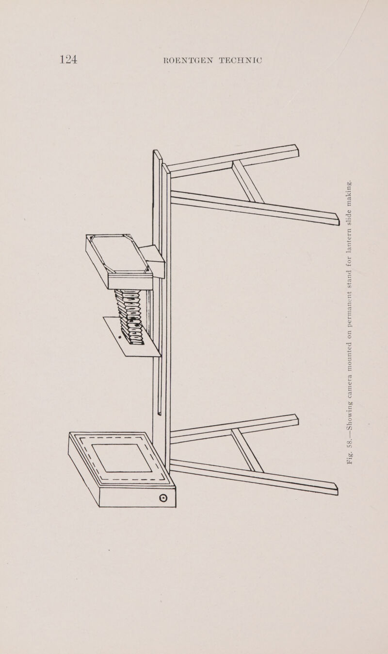 il iN i ( itl Fig. 58.—Showing camera mounted on permanent stand for lantern slide making.