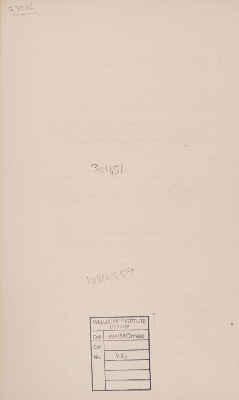 WELLCOME INSTITUTE LIBRARY