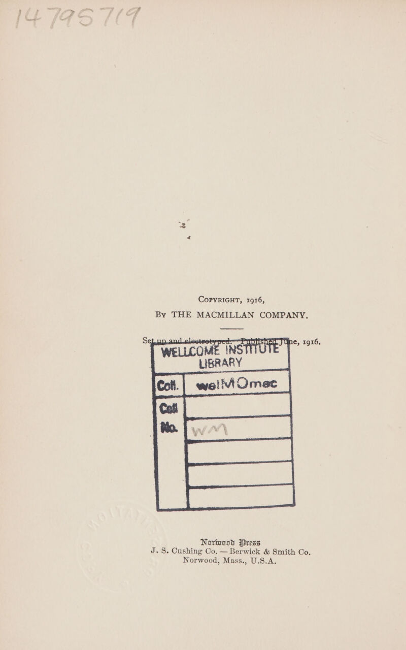ie Norwood JPress J. 8. Cushing Co. — Berwick & Smith Co. Norwood, Mass., U.S.A.
