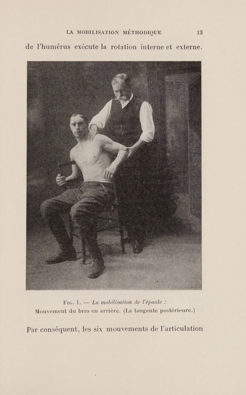 de l’humérus exécute la rotation interne et externe. Mouvement du bras en arrière. (La tangente postérieure.) r Ce AD LE Ê ° Par conséquent, les six mouvements de l'articulation