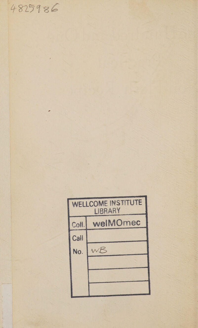 WELLCOME INSTITUTE | LIBRARY _ [con] welMOmec |