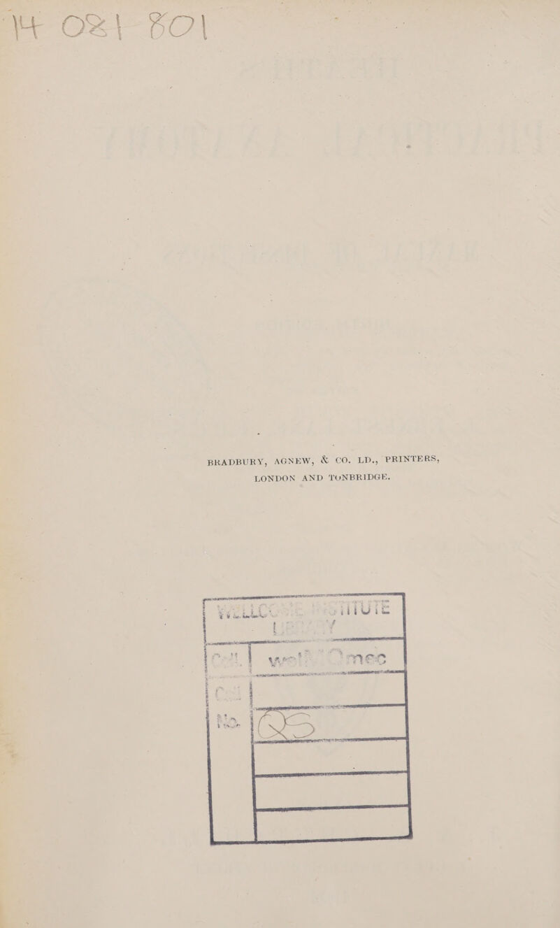 BRADBURY, AGNEW, &amp; CO. LD., PRINTERS,