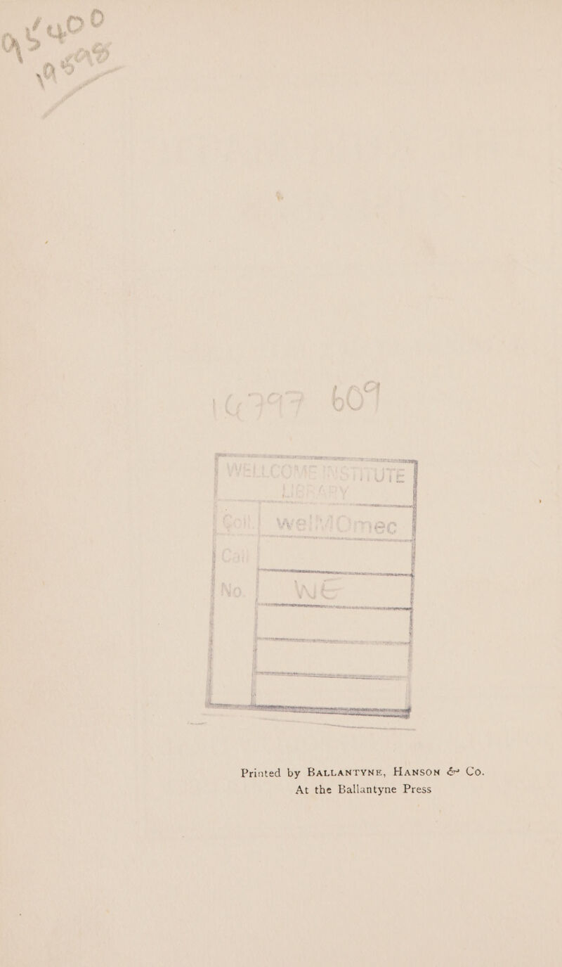 At the Ballantyne Press ‘