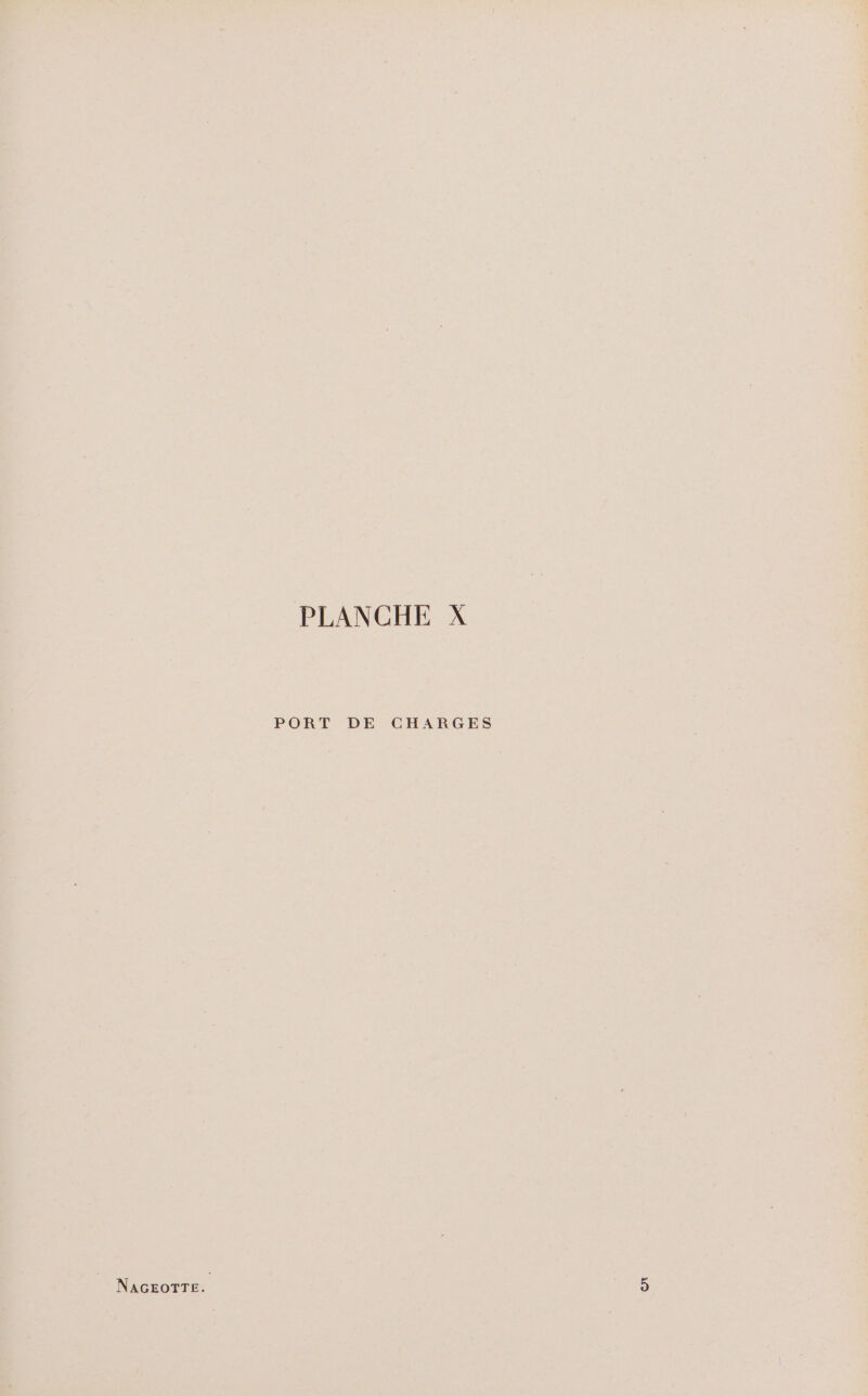 PORT DE CHARGES NAGEOTTE.