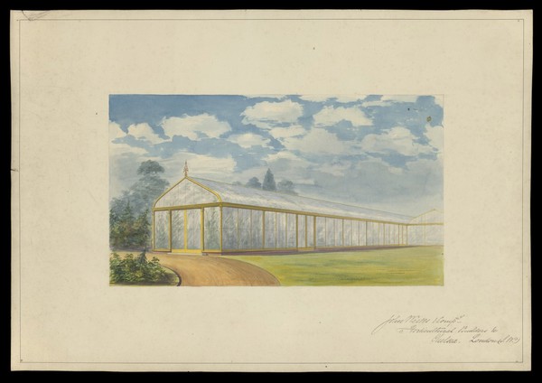 Proposed conservatory extension, Royal Botanic Gardens.