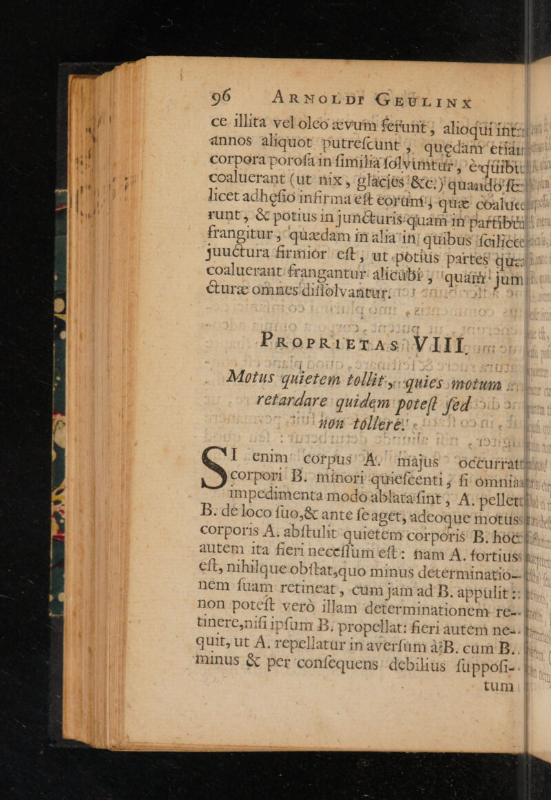 . quedan etían cubi j quai jum] PuoPRUETAS VII Motus quietem tollit, quies motum retardare : quidem: pote[l ed UU Hon tüllere: - l enim corpus ^X. niajus occurrat! corpori B. finori quiefcentij fi: ómniàil impedimenta modo ablatafint , Á. pellett — ! B. propellat: fieri autem ne: - tum