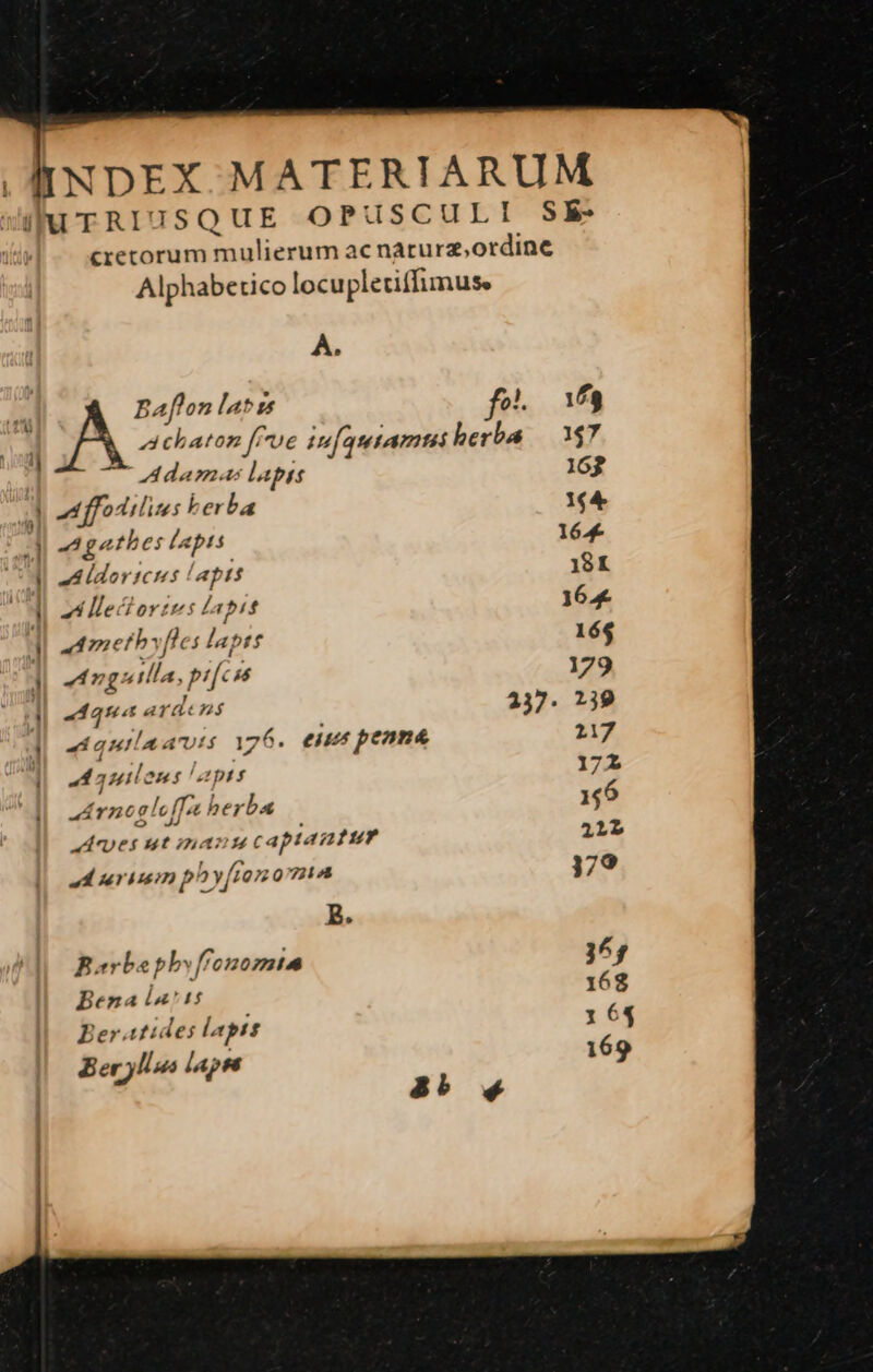 A. Agath e$ Lapts ddorsCcms /apts nh lleciortus d 725 metbyflc 5laptf Anguilla, pi[c 7 qua ardens d quila ants 76 ». 1u1lons Lapis dárnog le (Tie berba eius penna Bena lati: Ber atides lapis Ber llus lApts B.