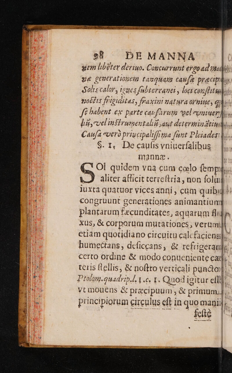 gem libeter deriuo. Coucurrunt ergoad ma Ke ye peur ationetn f420H418 pci precipio Solis calor, i CCS abterranel , d £0€t COX fray z206dts fet ipid HAS, feaxim uat sra ormiues qoi fé babent €x parte cavfarum eel eputueridhos lir, evel mfivunentaliit aut determindtiubM TM C AUfa eoerà à priucipaliffra ft fant Pleiadesi|, S. 1.. De caufis vniuerfalibus á | manna. OI quidem vna cum colo (emph,. IJ) aliter afficit terieftria, non foliul juxta quatuor vices anni , cum quibu: congruunt generationes animantium Plnarum Éecunditates, aquarum fiib us, &amp; corparum mutationes, verum | etam quotidiano circuitu cal facieng, humectans, deficcans, &amp; refrigeraui lí; certo ordine &amp; modo conueniente ca;] W teris flellis, &amp; noftto verticali puncto. Ptol M quera hd. E. Quod igitur efti] vtimouens &amp; WU dA s primum;J. principiorum circulus eft in quo mani], kso fc(te