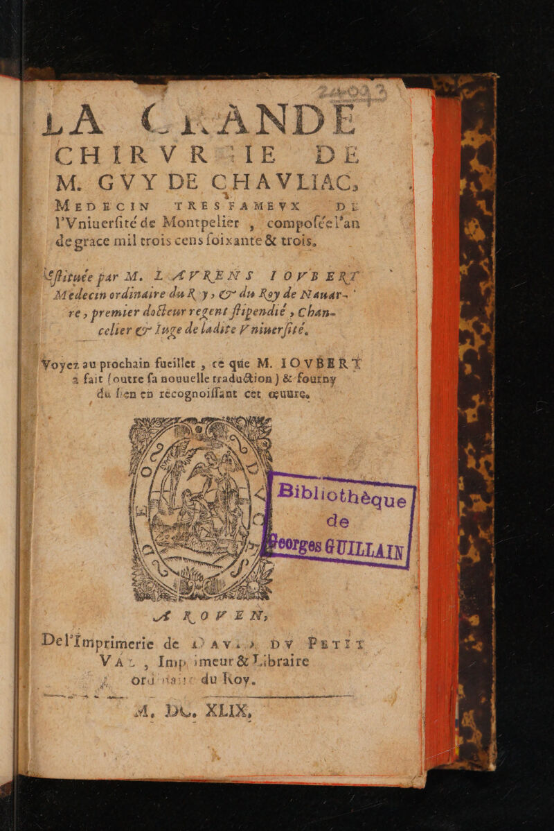 AGP aEr vous aa ma po ordén ee ne pe En En DO ECS PE PU ER 2 LA pee CHER V KIE e de grace mil trois cens loixante & trois, à ik re» premier doéteur Tegené ffipendié , Chan celzer er Iuge de ladite F'ninerire, 3 fait {outre fa nouuelle rraduétion ) &-fourny du fien en récognoiflant cet œuure VAz , Imp imeur& Libraire or nai: du Kov. name 2 À Deer mm rés tt nt at tre Bis br 22 M, DR, XLIX, = 6 LU ee PR } | À » PR Y + ë n #. > Ra F ELA ch anentesen le here 7 LA ttes con . >