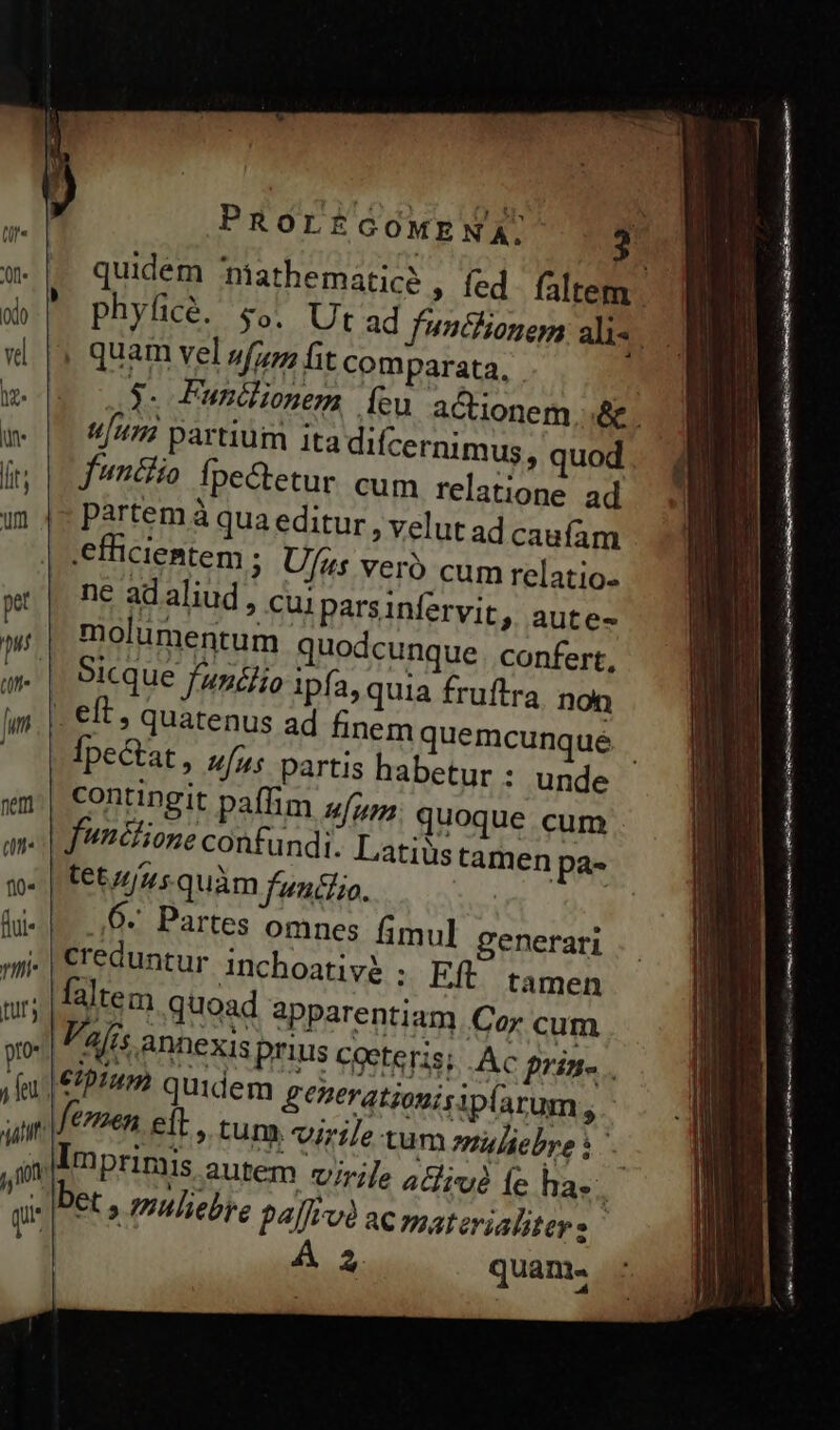 «i |» quam vel vfzz fit comparata, m- |. [472 partium ita difcernimus, quod li: f'unciio Ipectetur cum relatione ad un |- Partem à qua editur , velut ad caufam - efficientem ; Ufas vero cum relatio- wr | ne ad aliud , cui parsinfervit, aute- wi molumentum quodcunque confert, 4» | 9icque fanélio Ipfa, quia fruftra. nop Wu quatenus ad fi ^ | pectat, u[4s partis habetur : unde xm.| Contingit paffim sf; quoque cum an | ftnelione confundi. Latius tamen pa- «| fetus quàm fundo, | Rui | .,6- Partes omnes fimul generari ni. | creduntur inchoativé : Eft tamen qr; | faltem quoad apparentiam Cor cum 4[is annexis prius coeteris; Ac prine. |eipium quidem £enerationisip(arum , | Mezzen eit , tun virile tum zzaiebre i | Imprimis autem virile zHi«à) (c ha. bet , »uliebre ga[fivà ac materialiter 2. quam. ERIT e SR AN nmi si RI Eno bri o a ERR — P ———— * j— EMI s xiu