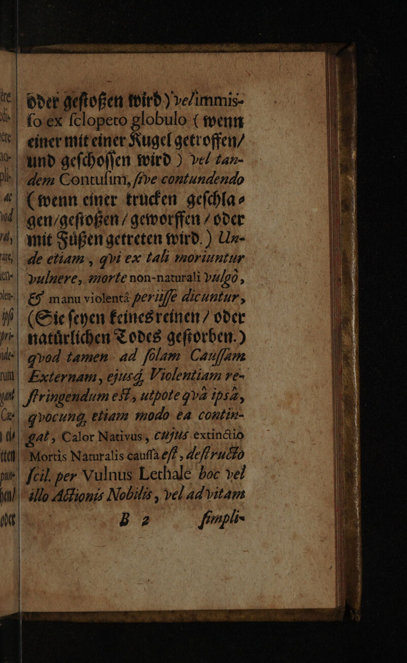 pri Mie Füfl | eince míteiner Sugel getroffen/ (foenn einer. trücfen. aefchfao acn/aefrogen / georffen / ooct »u ]nere , 40rfe non-naturalt vulgo , (Cic fcyen £cinesreinem 7 o0cr natürfíden € ebcs gefrorben.) qvod tamen. 4d folam Cauffam Cs | qvocung, eliam modo ea contin- E B2 fenph- nin irme - gem - E - - Medeae quini diim oem -- — — -— : — DA a TM — E M € -- —— - ———T —- ups GI- EE RE mI E T € ——À IEEE ER e— TD NGEN -—À LU I. acm TTL TIU -—- zz: e T - E - -— : DT » ! - E tz 2 d Z ————Ó— — — P HRÉÁ cam cm É E m eue ETT E 4 RR ma Re i OI EE P Epiasicce- PES A ac Be 3 ru À—— ác diurie 7e e - - » EE
