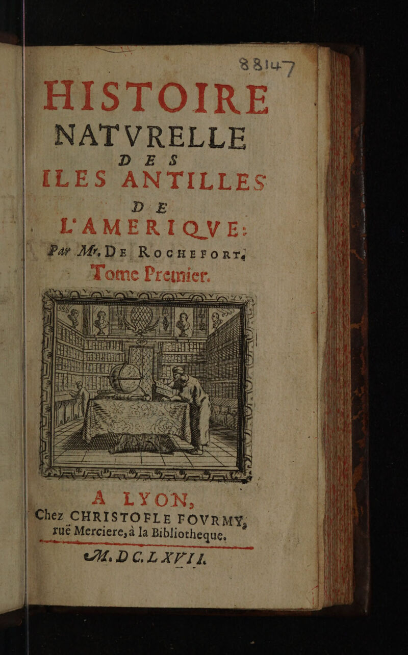 £ 4 OVRMY, Merciere;a la Bibliotheque, —. 5 :DCLXPVIL, D Mr, DE RocxHeronr, CE] rue Pas UChez CHRISTOFLEF