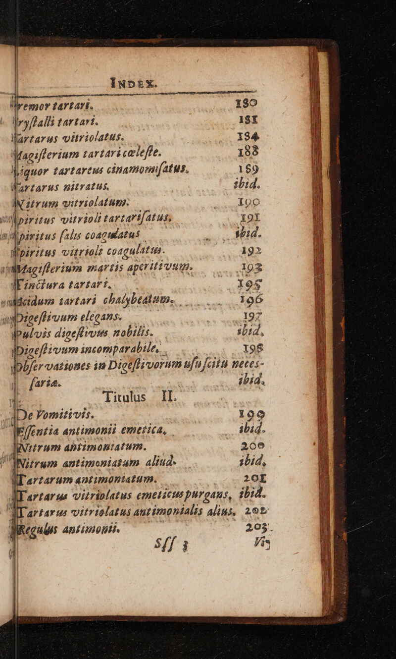 : — T 199 1SX 194 198 1$9 ibid. seid. 192 193 log 1o 6 197 19$ | faria. JL ji id. 109 ibid. 2ce ibid, 20L 205. Vis