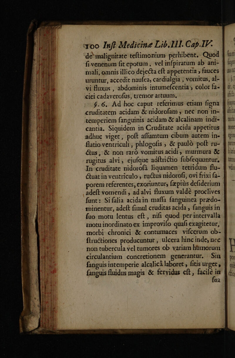 mali, omnis illico dejecta eft appetentia , fauces ciei cadaverofus, tremor artuum. cantia, Siquidem in Cruditate acida appetitus adhuc viget, poft affümtum cibum autem in- &amp;us , &amp; non raró vomitus acidi, murmura &amp;