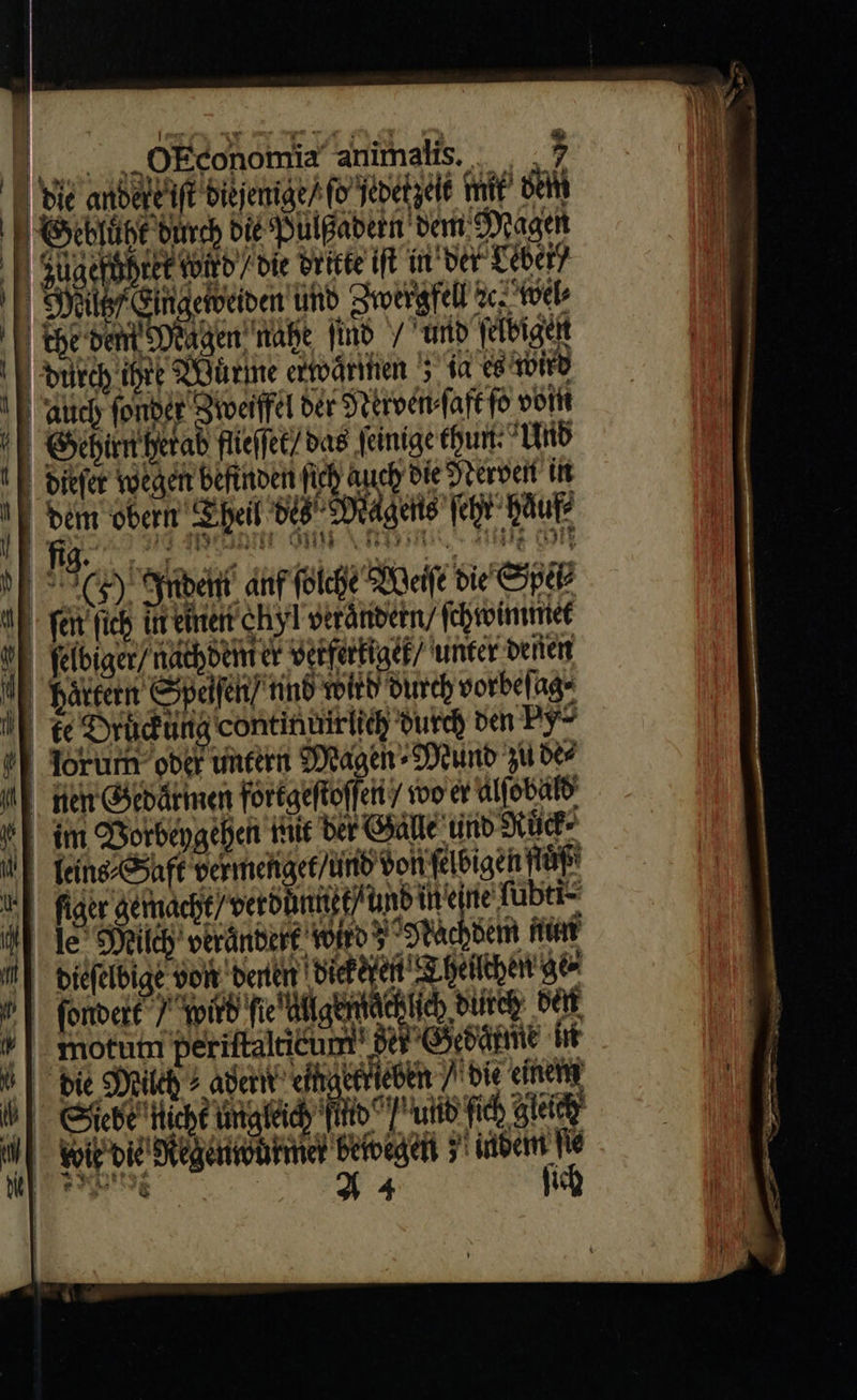 VIN C4 ERE D bie andere ft diejenige/ fo B ASycbtübt durch die Pulgadern dem Magen B $ugenüneet otto / bic dritte ift in oo Leder? B Sete Gina | V toc bem opdagen’ nahe find /' trib jelbigen » PT. DE °C) Arien‘ dnf folche Weiſe bie Sper 4 | fen fich in emen chyl verandern/ ſchwimmet zz io Dien [ET — de Lou u^ - SE zu wem E t x = d ee as C Hl le^ Milch’ verändert toro 5 Adachdem nun i bidfelbige don bert vid aret pepe dte | fondere ) Tito fie'hftgentächtich durch den EEJ