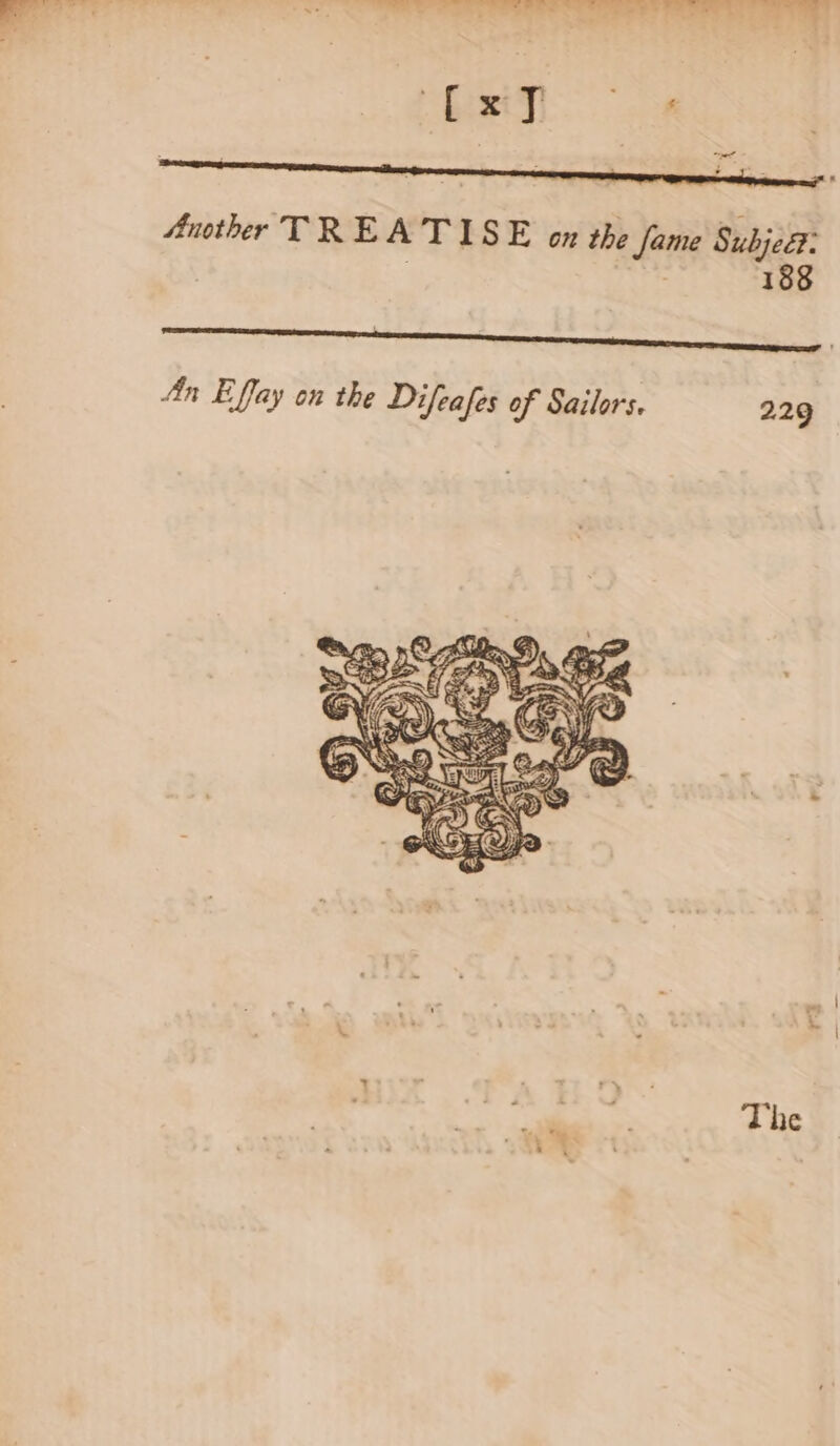 [xJ é . Another TREATISE on the fame Subject: 188 en An Effay on the Difeafes of Sailors. 2.29 ; * i, &gt;a 7 The