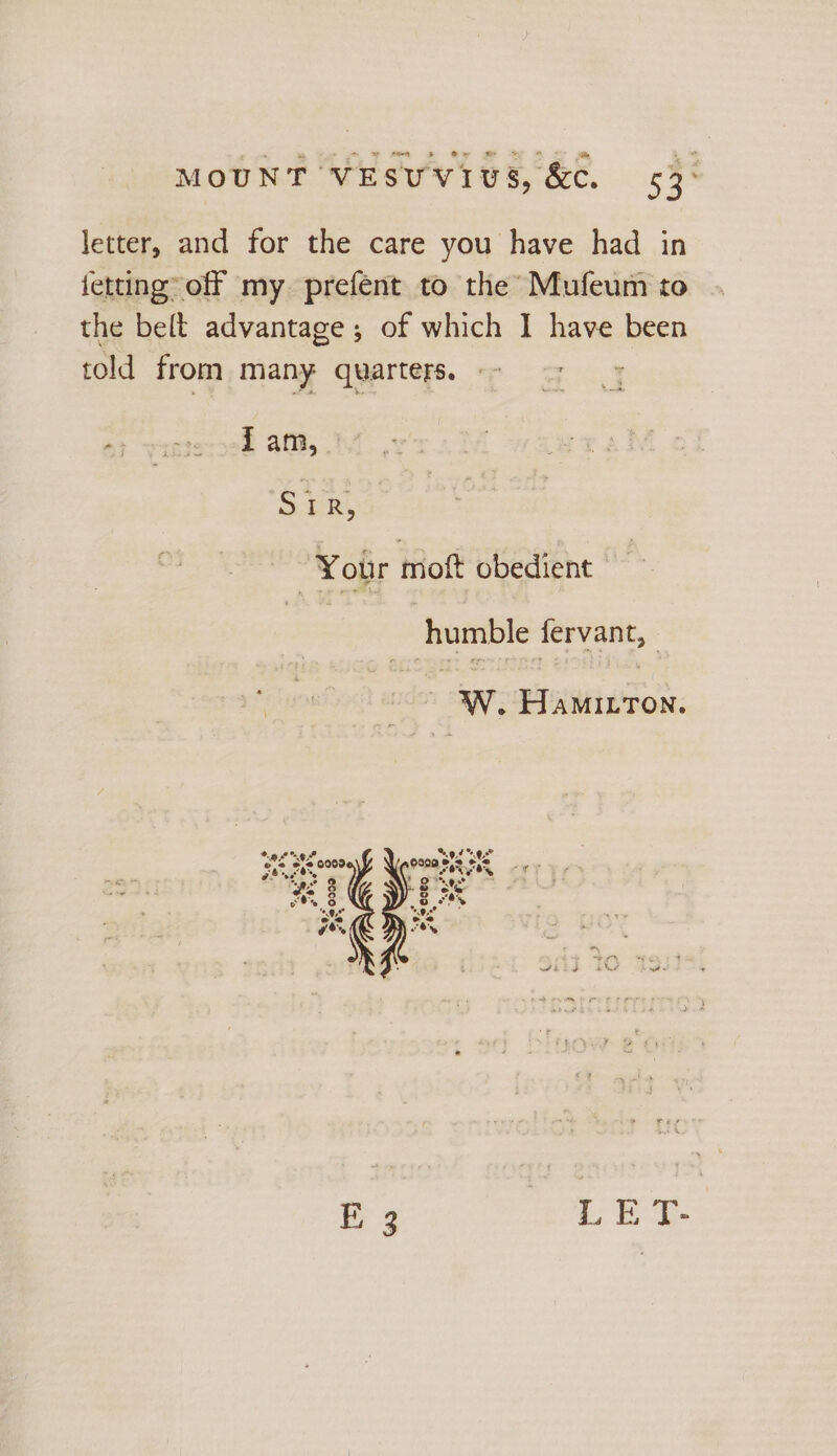 letter, and for the care you have had in fetting’ off my. prefent to the’ Mufeum to the belt advantage; of which I have been told from many quarters. a} yister2ck aM, , SiR, Your tmoft obedient | oo humble fervant, ~ OW, HamILron. np free 94 a Jed BSG, 009 82a se bP eo aden ‘4 mraae Les T a. 4 ( xy. 9 Soe He 8 PS ee oO ° Oo wey EX ou aX ead : ee ee vo wey ee |