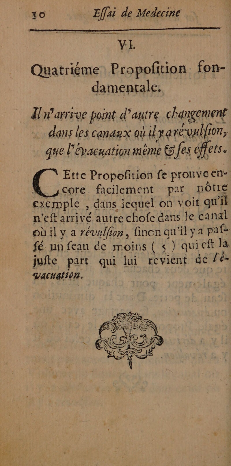 jar: Quatriéme Propofition fon- damentale. Tnarrrue point d'autre changement 4 NAT Eu … dans les canaux où ilxarévailion, que l'évacuation même 5 [es effet 2 Ette Propofition fe pronveen- D core. facilement par nôtre exemple , dans lequel on voit qu'il n’eft arrivé autre chofe dans le canal où il y a révulfion, finen qu'il ya paf fé un feau de moins ({ s ) quicft la jufte part qui lui revient de /é- vacuation. PSREUE LE CN 6 C7 Lee À