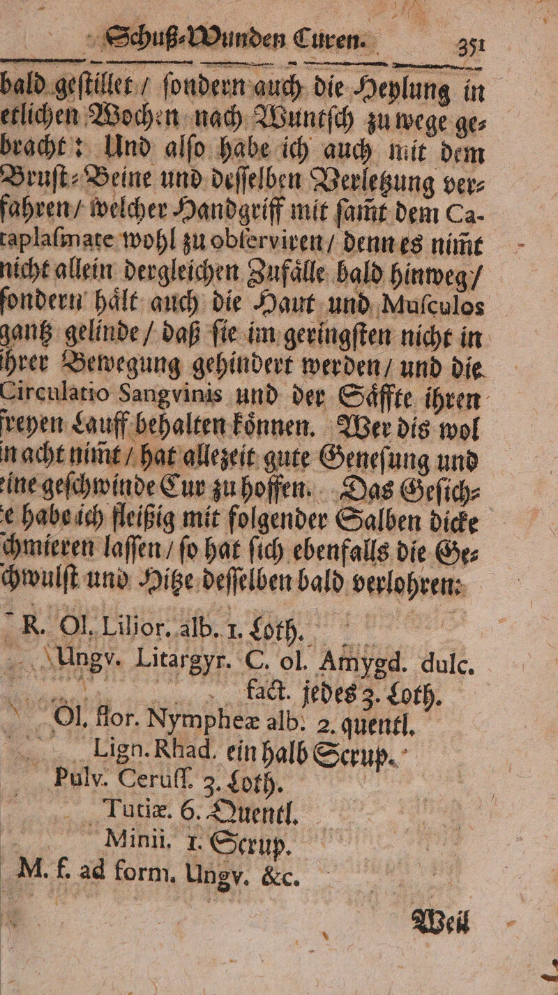 YEAR freyen Lauff behalten koͤnnen. Wer dis wol . Weil