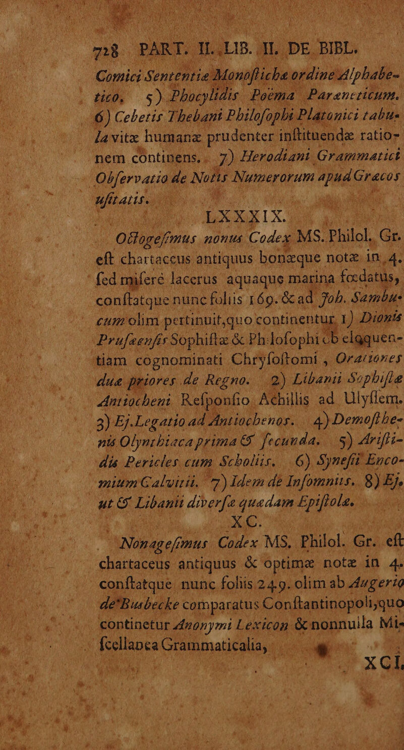 nat ine. ferdatips ^tiam. cognominati. Chapa; d Cv pl d; iore. de Regno. 128). Libanii Sophifle — nttocbeni ief »onfio. Achillis ad . Ulyflem. pa 3) 5j. Legatio: ad Antiocbenas. ... 4) Demoflhe- UP b iiie. Ha amie. x a E.  Wi TM, A feros inet ir ddnonymi L, Xxico o MA, Mir