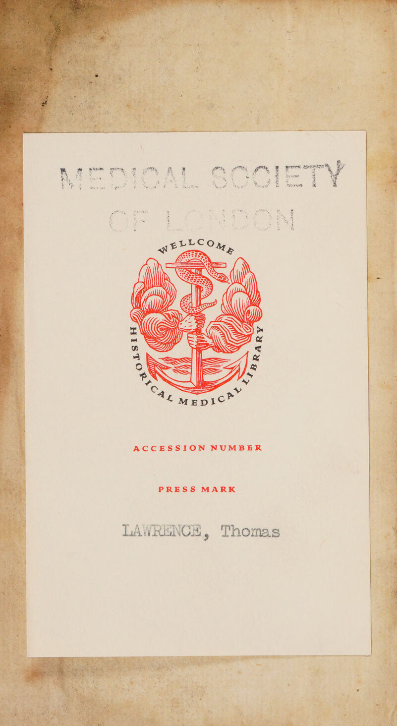 ACCESSION NUMBER PRESS MARK