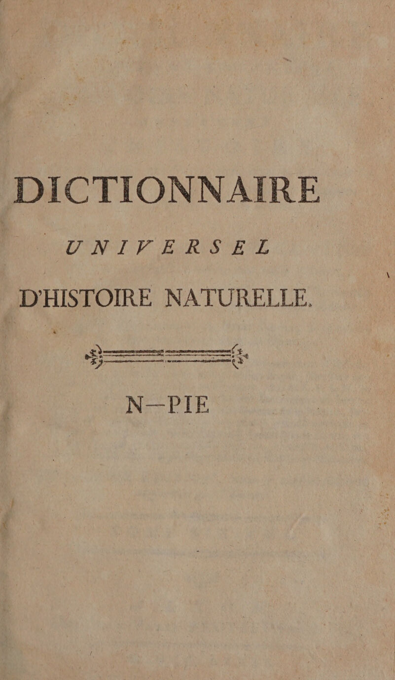 NEDTONT VERS MENT D'HISTOIRE NATURELLE. a ——— Re ANSE PTE.