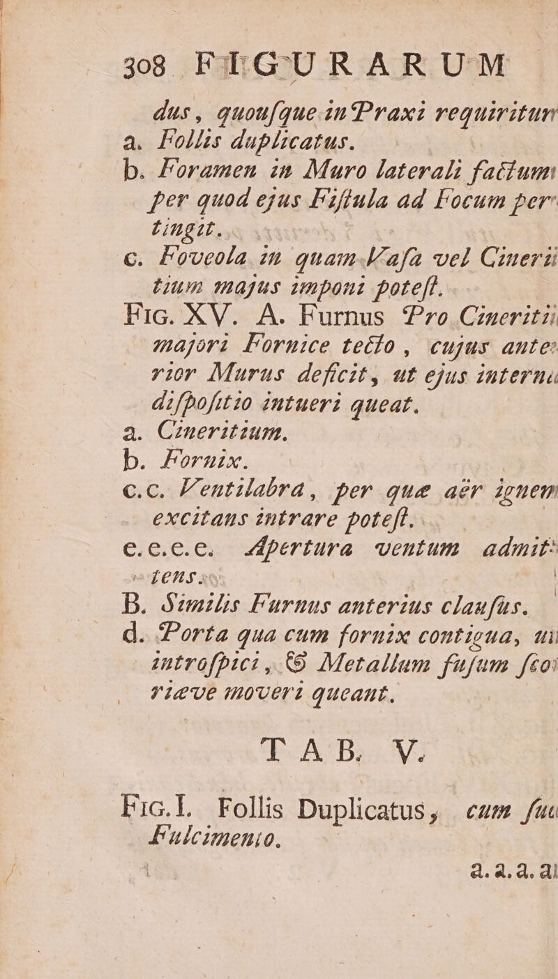 388a FTIGURARUM dus, quou[que in Praxi reguiritum a. Follis duplicatus. b. Foramen im Muro laterali facium per quod ejus Piffula ad Focum per tingit. c. Foveola it quam-Fafa vel Gier Lum 1H94Jus imponi poteft. Fic. XV. A. Furnus ro Cineritii majori Pormice tetfo, cujus aute: vim Murus defecit, ut ejus interna difpofitzo intueri queat. a. Cuueritzum. b. Foragix. c.c. Peutilabrd, per que agr jguem excitaus intrare poteft. e.e.ce.e. pertura ventum admit: df OPE at | | D. S$uaihs Furnus anterius claufus. d. Porta qua cum fornix contigua, tui introfpici , C) Metallum fufam Áp TL€ve moveri queant. cECASBso Mj Fic.l Follis Duplicatus, eum uc Pulcimeni.