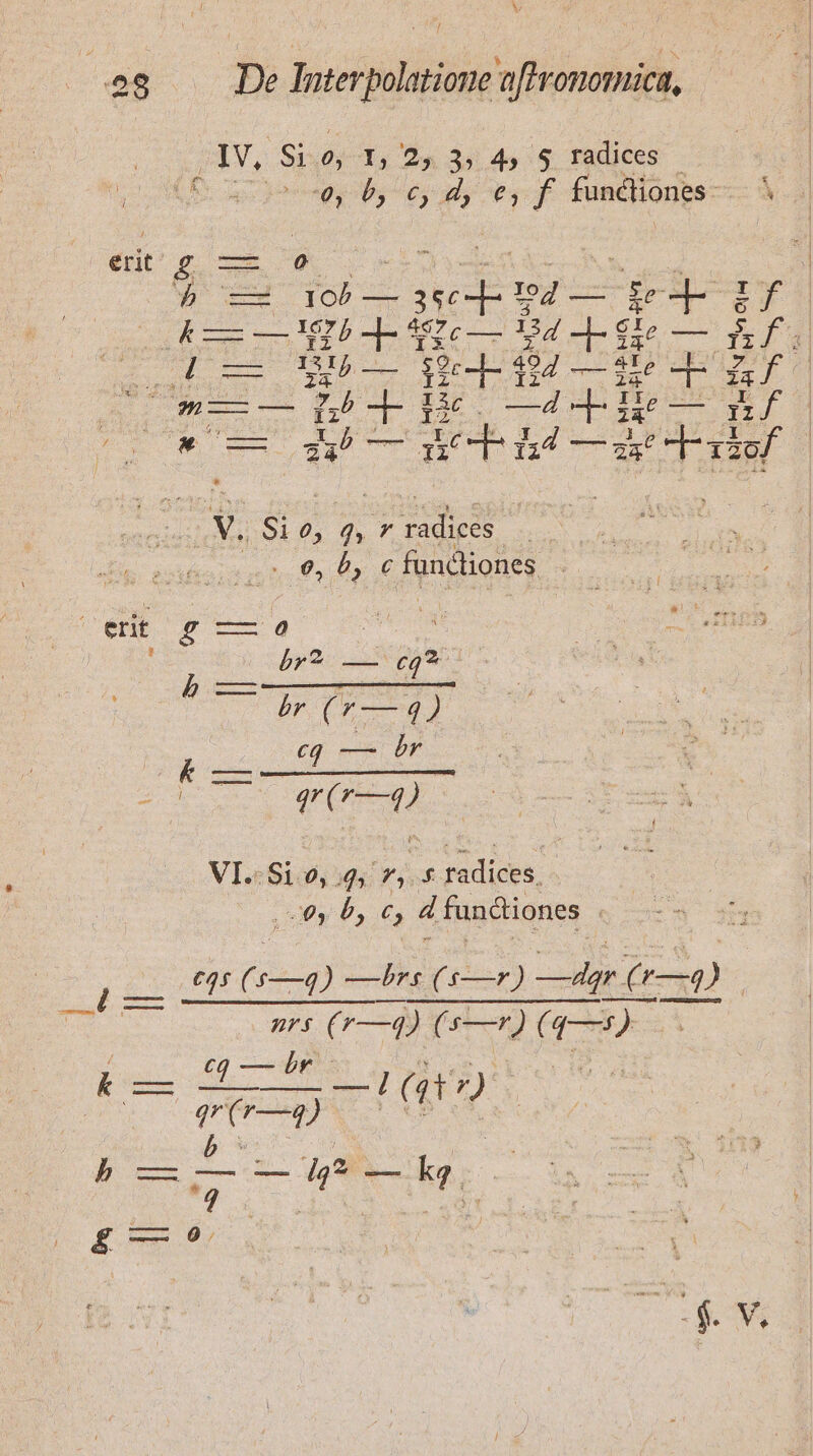 IV, $i T Y, 25 5 45 S$ radices Eur) d 6 d, e, f. funtllones- erit $ - rob— E. pu ei (omm —U --58:— 124 -- $i e EE E XS — $2c-L- 1-1 fn p *— TS eda Rx X. $10, 3.7 radices 0, 5 « funcliones erit gone SUCI ium i a. : P — 9? i 387 d v Hr rcr , eq — br : TO VI.- Si 5. ? ,5. f jadis | | 0y P, 63 d functiones ! deitas ] CSS 8 SS te o -—— nrs (r—4 -q) (s—7r) ( qu j eQ— br - | Ea mri ea ir e emapa ha. t KL 49d sci £9