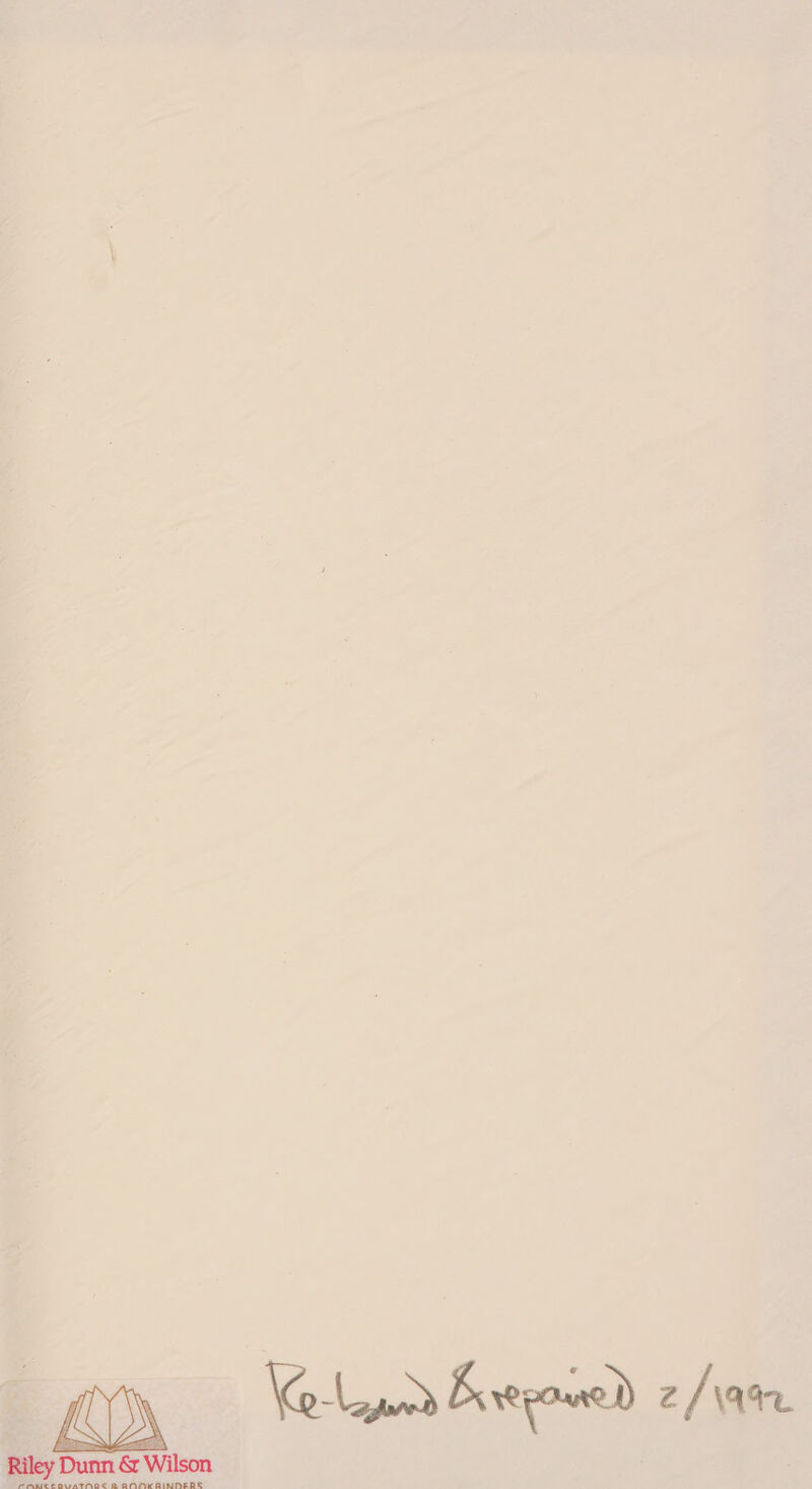 Vo, Brrepoured z Ja Riley Dunn &amp; Wilson CARICERVATORS R ANOKAINDERS