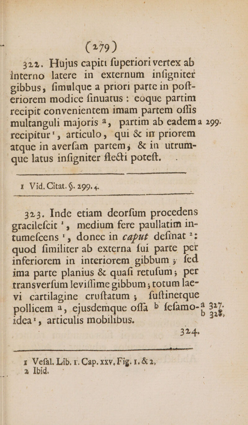 322. Hujus capitt fuperiori vertex ab interno latere in externum infigniter gibbus, fimulque a priori parte in poft- eriorem modice finuatus : eoque partim recipit convenientem imam partem oflis multanguli majoris 2, partim ab eadema 299. recipitur', articulo, qui &amp; im priorem atque in averfam partem; &amp; in utrum- que latus infigniter flecti poteft. 1 Vid. Citat. $. 299. 4. 323. Inde etiam deorfum procedens gracilefcit' ,, medium fere paullatim 1n- tumefcens ', donec in cazpu£ definat *: quod fimiliter ab externa fui parte per inferiorem in interiorem gibbum ; fed ima parte planius &amp; quafi retufum; per transverfum leviffime gibbum ; totum lae- vi cartilagine cruftatum ; fuftinetque pollicem 2, ejusdemque offa » fcfamo-? 317 idea', articulis mobilibus. | di ch : | 324. E. onsduba sai give bei 1 Vefàl. Lib. 1. Cap. xxv, Fig. 1, &amp; 2, a Ibid. - |