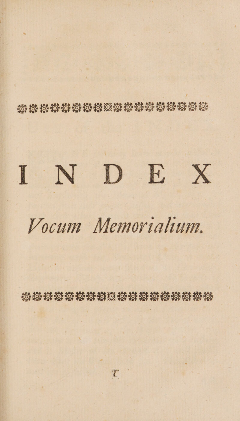 ABO E GO SBS OOS LN: D hx Vocum Memorialium. FOOL OLOLOL OTOL OPE OLOLOE OL OL OL OL ob