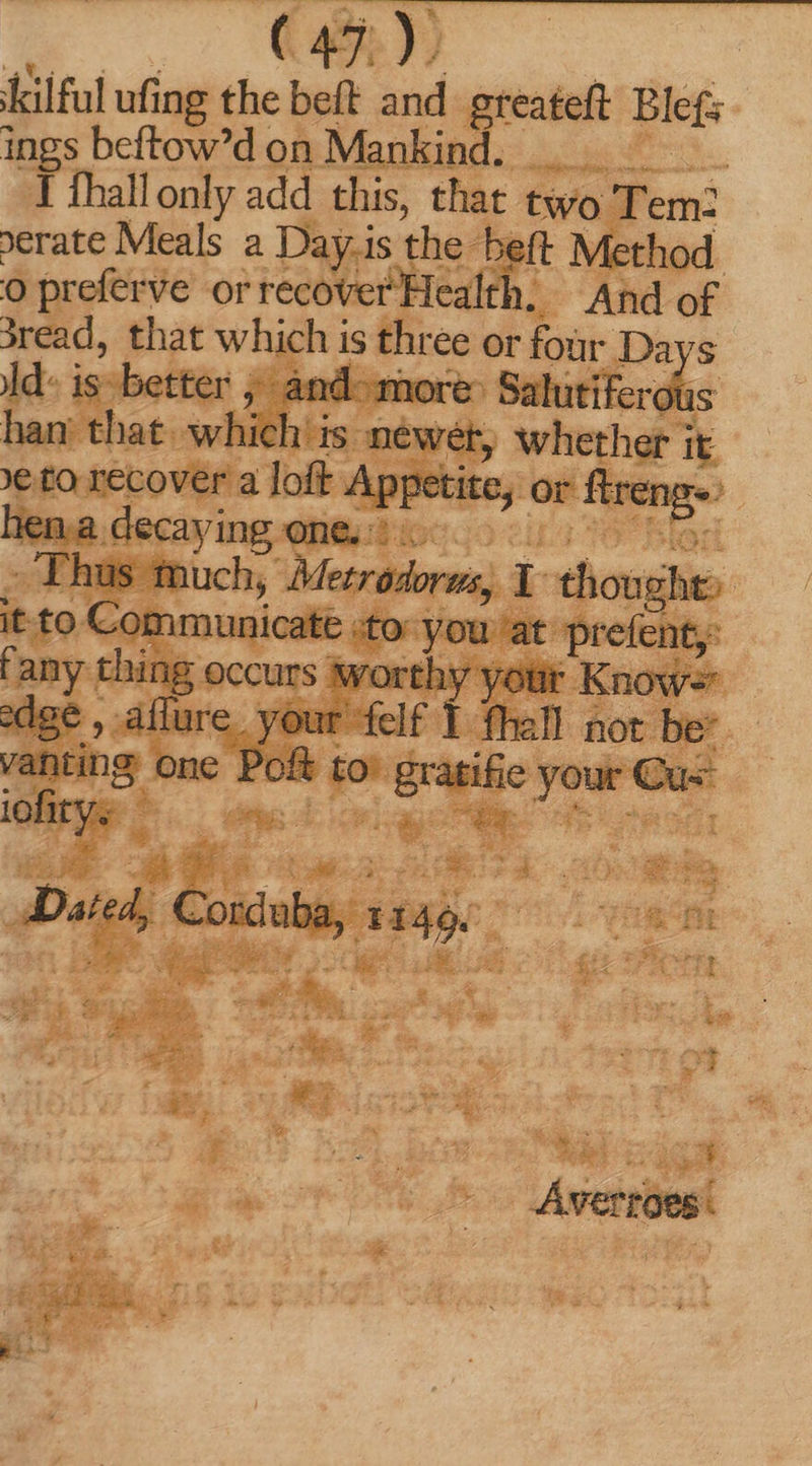 € 0 Gn kilful ufing the beft and greateft d | in s beftow'd on Mankind. . t. 1 fhallonly add this, that two T em: erate Meals a] »eft M -— 9 alth,. Abd of ren » fhatw vii hi is ve or + four Da ark