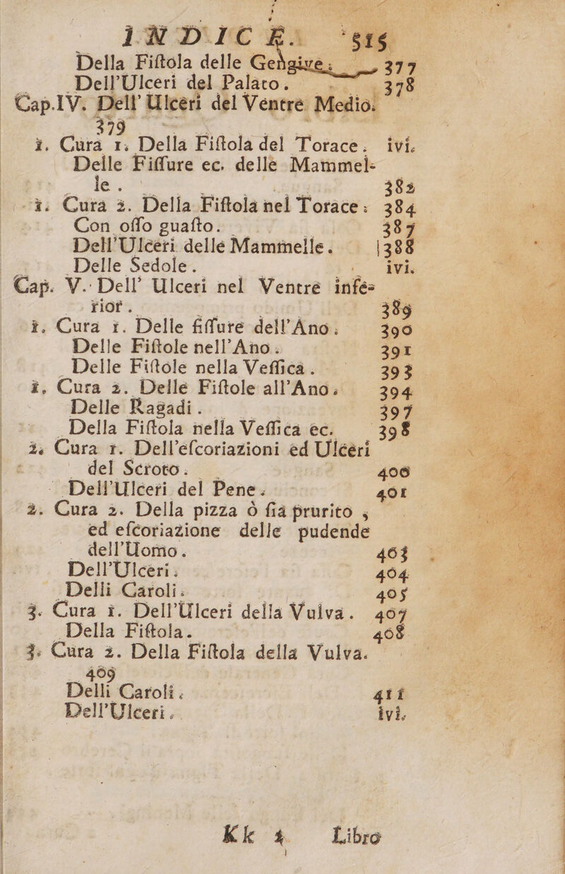 1Ww DIC si a . Della Fiftola VE pae give: Lo Tad! Ulceri al&to:e. pi 378 | e licence Ventre peri. pel | 4 è. Cura i Della Fiftola del Torace. ivi. eg ina Fifure ec. delle Mammel: AE in A a 384 1. Cura 3. Della Fiftola nel Torace» 313 Con offo guafto. 38 7 A Dell’Ulceti delle Mammelle. 1384 Delle Sedole. Ivi Cap. V. Dell’ Ulceri nel Ventre infe> me. riof . Ra ‘è, Cura i. Delle fifure dell’Ano: 399 a Delle Fiftole nell’Ano. er i _ Delle Filtole nella Veflicà.!! — 308 0 î, Cura 2. Delle Fiftole all’Ano.. 3940 Delle Ragadi. 397 Della Fiftola nella Veffica ec. 398 2, Cura 1. Dell’efcoriazioni ed Ulead 4 del Scroto. rs d qoò Dell’Ulceri del Pene. vi 401 ed eftoriazione delle pudende . dell'Uomo. 40% E Dell’Ulceri. } 04 Delli Caroli. 405 3. Cura i. Dell’Ulceri della Vulva. 40%: 0, Della Fiftola. 408. 3; da DE Della Filtola della Vulva. * «0 Delli Caroli Si qii Dell’Ulceri. ivi, à. Cora 2. Della pizza ò fia prurito; o È I Kk * Libro