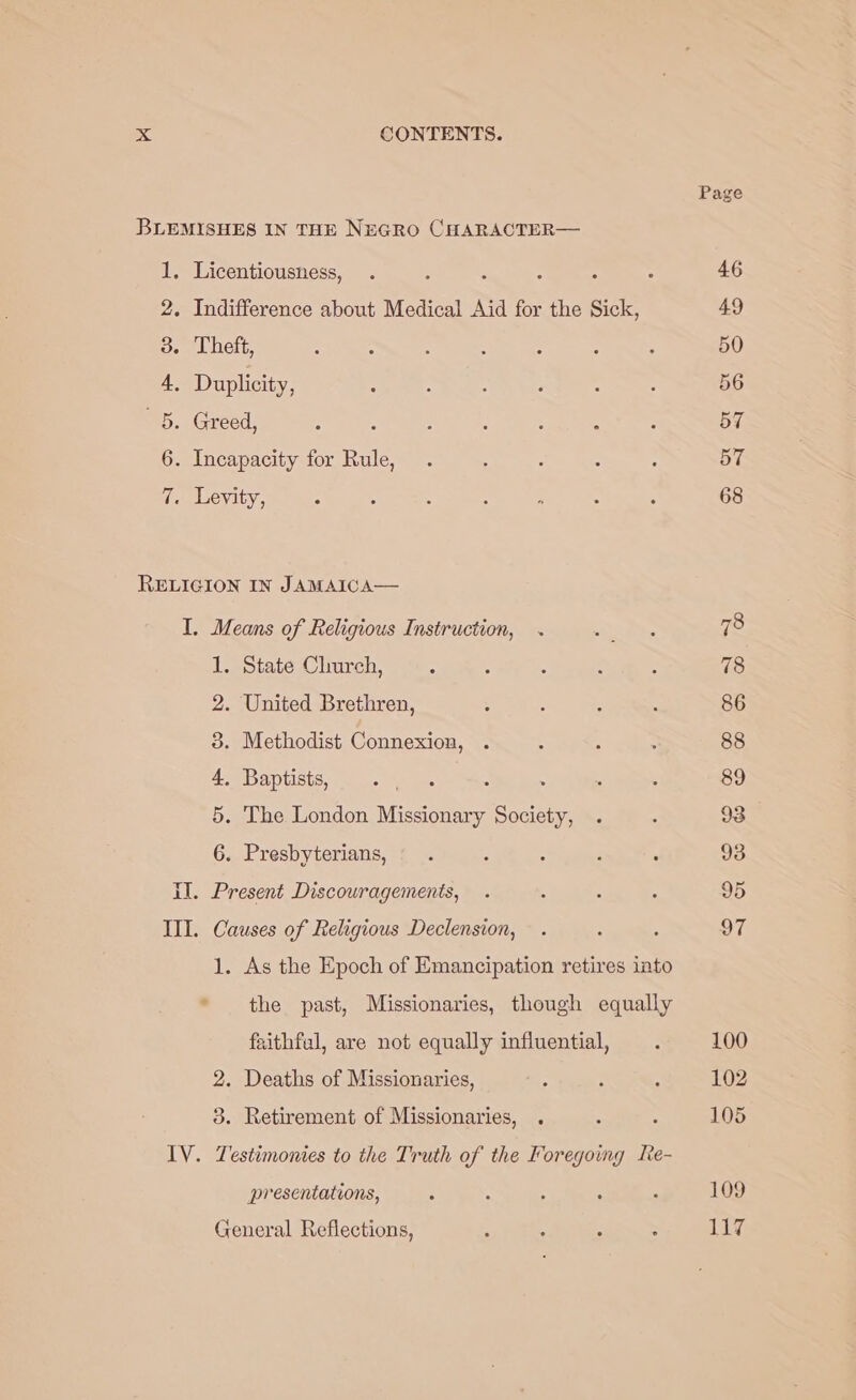 or HB OO bo State Cliurch, ; Presbyterians, As the Epoch of Emancipation retires into the past, Missionaries, though equally faithfal, are not equally influential, Deaths of Missionaries, Retirement of Missionaries, . presentations, Page 100 102 105 109 117