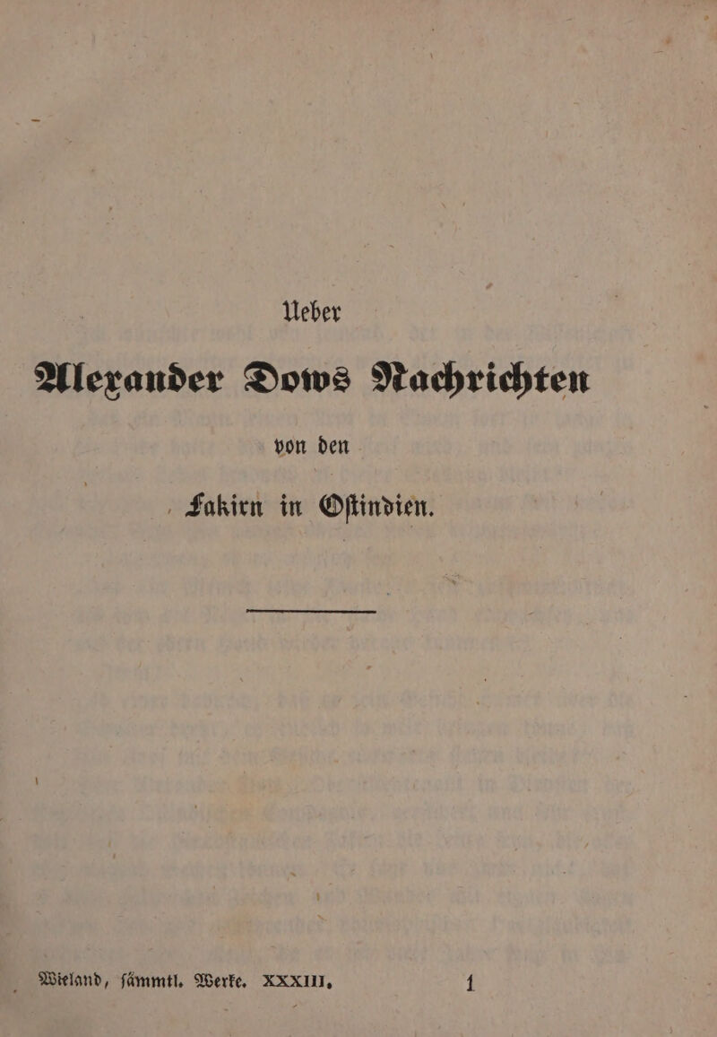 Ueber Alexander Dows Nachrichten von den Lakirn in Oſtindien.