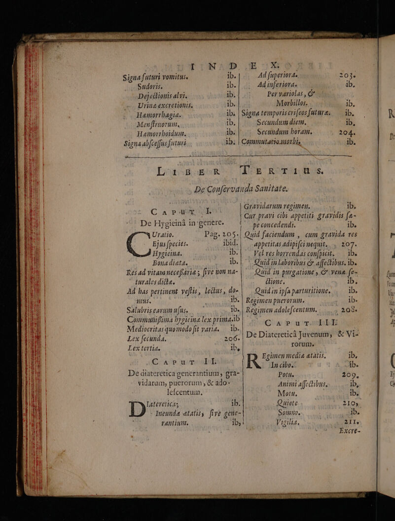 t uu REIS ARE de, AD DEEPICNK ES ABE: I N':D E X Sigua futuri vomitus. ib. Ad fuperiora. 203. Sudoris. jb.| . Adinferiora. | ib. Dejedlionis alvi. ib. Peryariolas,Q Uriua excretionis. ib. Morbillos. ib, Hamorrlagia. ib. | Ságua temporiscri[eosfuturg, — ib. Menflruorum, tb. Secundum diet. ib, Hamorrboidum. ib. | Secundum boram. 204. M M —ÜÀ LotnaesR dE Rma De Con[/ervauda Sauitate. I Gravidarum regimen. M od Tm ma * MENO ' Cur pravi cibi appetiti. gravidis fa- De Hygieinà 1n:genere. pe concedendi. T8 Ur4tio. Pag. 205.| Quid faciendum , cum gravida res Ejus (pecit:. ibid.| — appetitas adipifci nequit... 207. Hygieina. ib. Vel ves borrendas con[picit. — ib. Bonadiet4. . ib. | Quid inlaboribus c affectibus. ib. Res ad vitam necefária ; five nonna- | ^ Quid in purgatione , C:.vena. fe- turales dicla. Gone. ib. Ad bas pertinent. veftis, lectus, do- | — Quid inipfa parturitione. ib. aH. — | 1b. | Regimen puerorum. e db. Salubriseavum ufus, —— 1o. | Regimen adole[centum. | 208. Communi fina hygicine lex primadib NU py av vp DEN Mediocritas quoimodofit varia, — 10. (UA 43 Lex fecunda. ;oc. | De Diatereticà Juvenum, &amp; Vi- Lex tertia. ib, rely Egünen media atátis, ib. , MRSNHDC CMM Kos. | ADb. De dtateretica generantium , gra- Pottt. 209. vidarum,; puerorum; &amp; ado- Animi Affcciibus, ib, lefcentum. Motu. - | ib. Iatereticas Ib.|. Quiete 1105. Ineunde «tatisy five gene- Sono. ! ib. rantium. ib: Vigilia. | 2II, Nik * Excre-