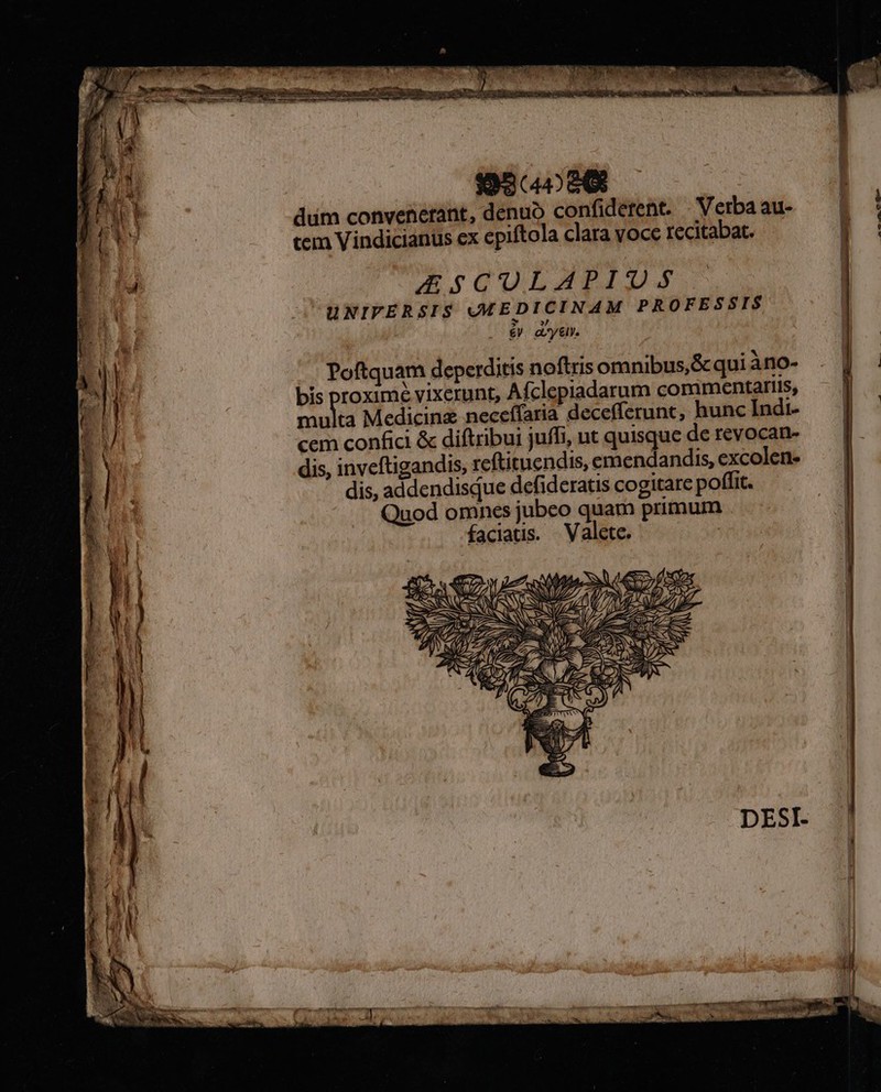 4. 75 m T. gt M j Ut, ' e 1 Ü Pow om o m pun  pero A uev E CURES fi ascia DM ?  « x m Ex ii » — x bnc re - 934086 dum convenerant, denuo confiderent. - Verba au- tem V indicianus ex epiftola clara voce recitabat. | ZASCULAPIUOUOS UNIFERSIS MEDICINAM PROFESSIS &amp;y. ajyenr. . 2 E E A! | Poftquam deperditis noftris omnibus, &amp; qui ano- | bis proxime vixerunt, Afclepiadarum commentariis, j - : 1d S SS We: NY amm x lo M — rad S/N SAN