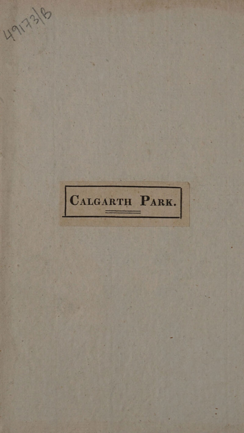 CALGARTH Park.