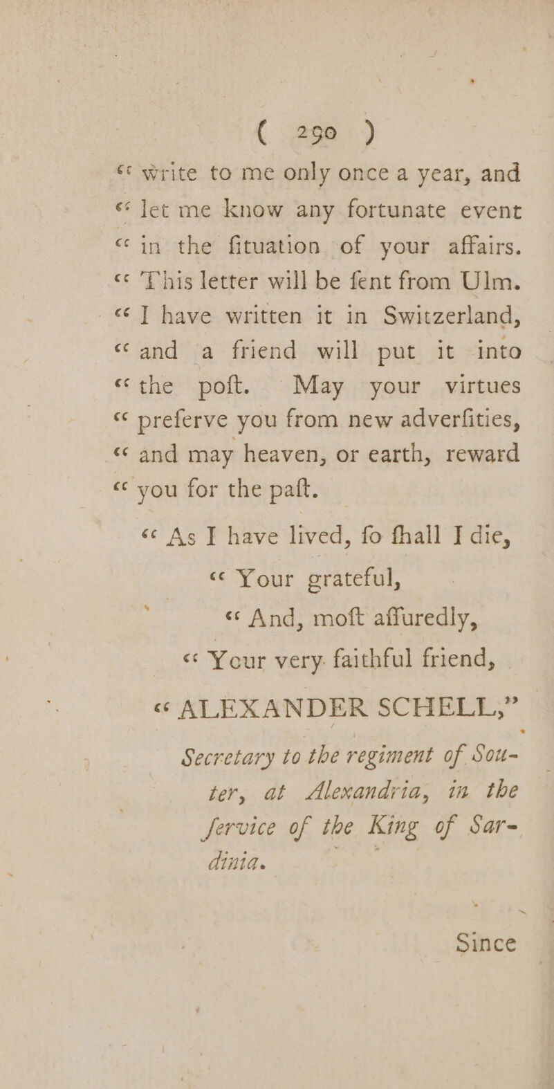 6 2 ~ &amp; c¢ ce ce €¢ ( 290 ) the poft. May your virtues dinid. Since ~