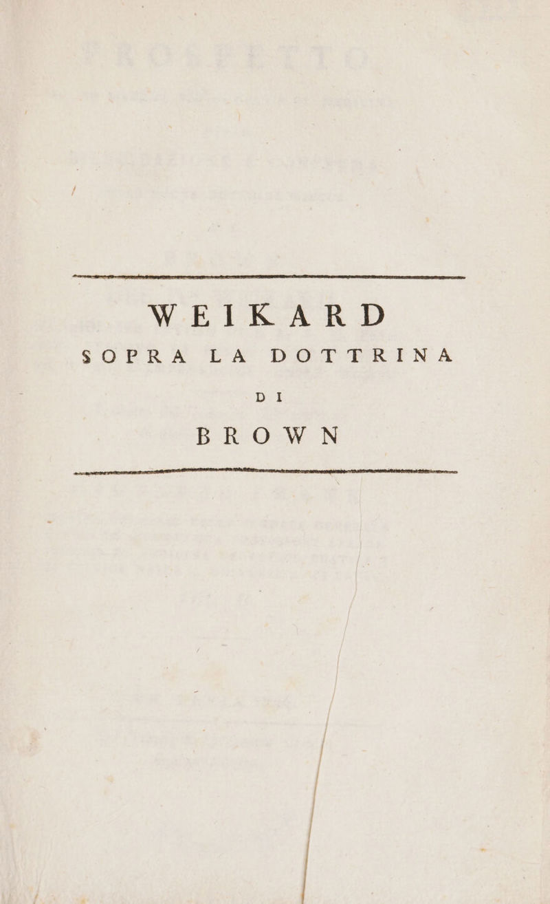 WEIKARD SOPRA LA DDOTBRINA 273 EROWN