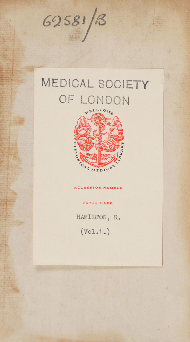 ACCESSION NUMBER PRESS MARK HAMILTON, R. * Fa le ti ee x. * . Son &. * é + |