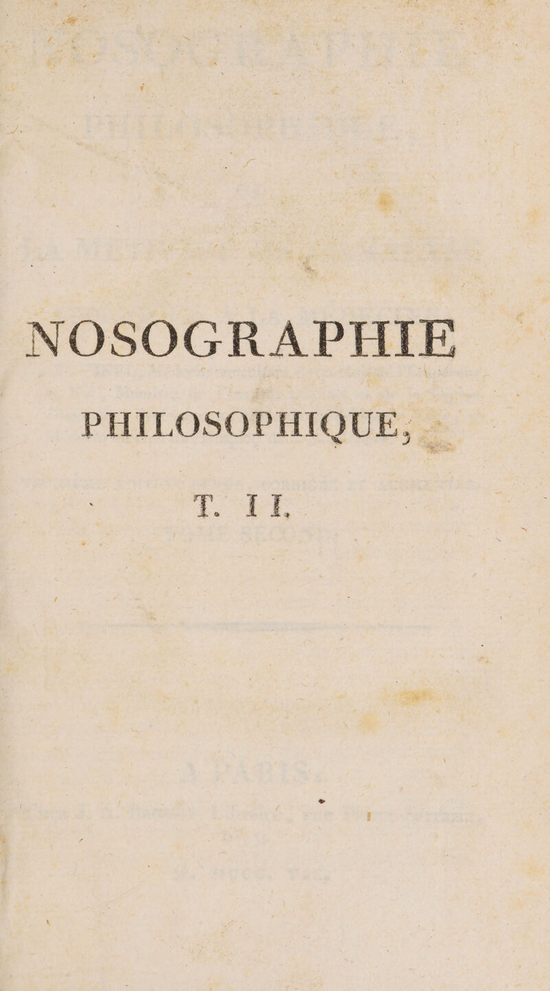 N OSOGRAPHIE PHILOSOPHIQUE, | LT PE