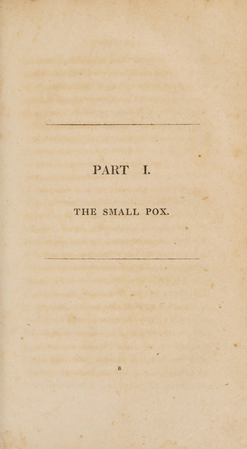 PART L THE SMALL POX.