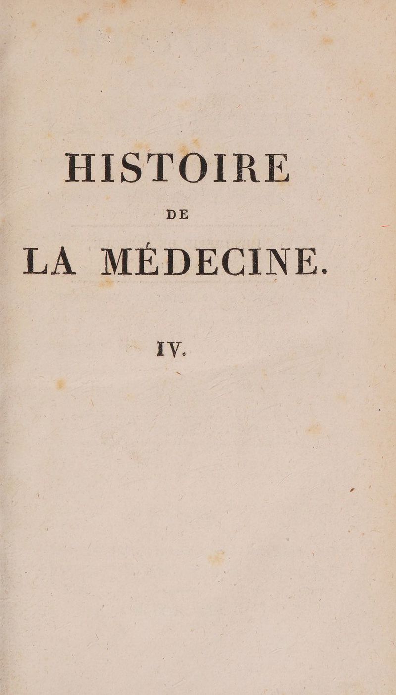 HISTOIRE LA MÉDECINE. EU