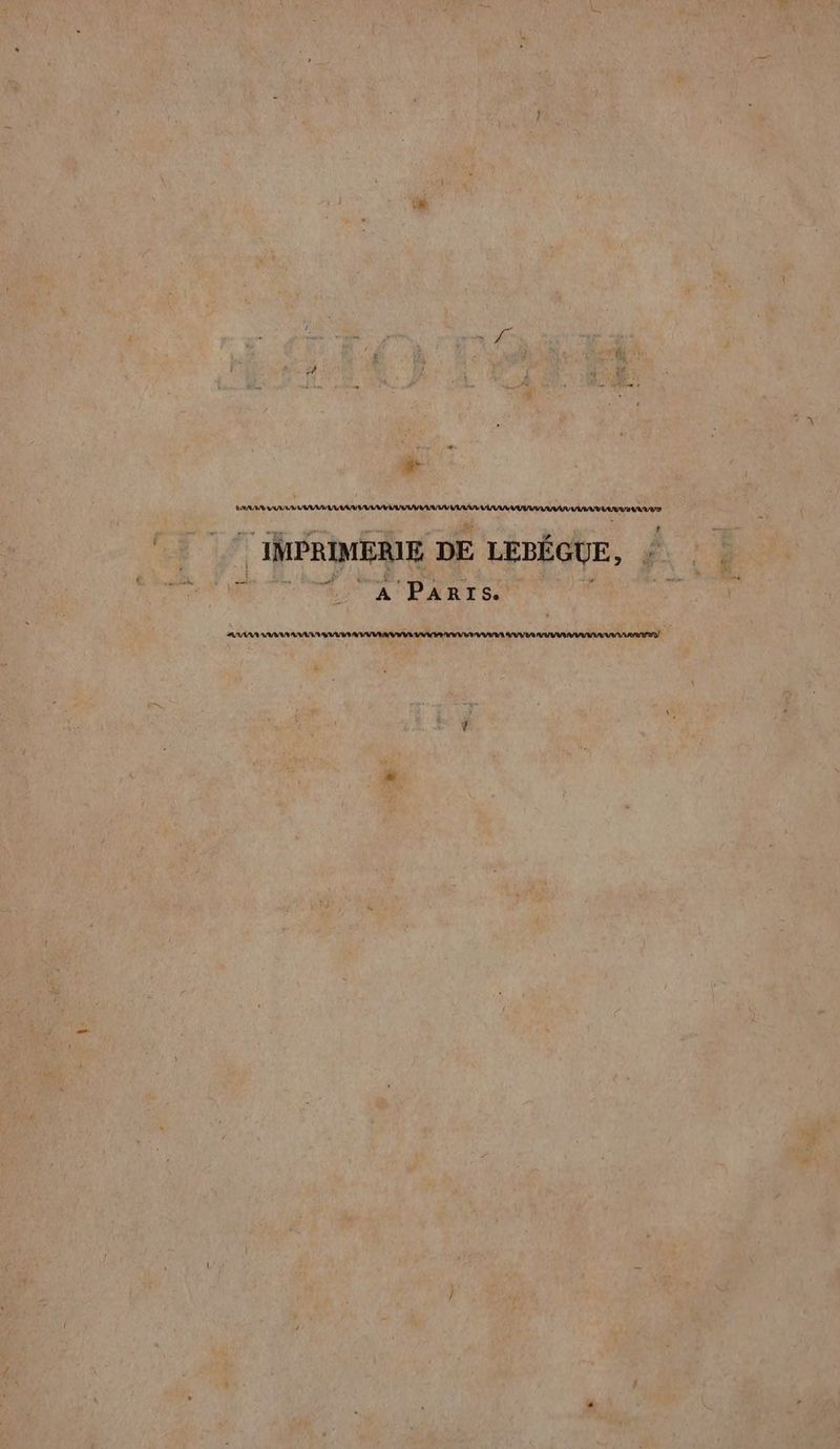 EEE RS AUS VU RAA BAL VA A/LAV AAA V LAUL VUTAUV VU VUS VULUV LUS VALUE IMPRIMERIE DE LEBEGUE, } ET ETAT PARTS NN RN N AAA LEARN ES)