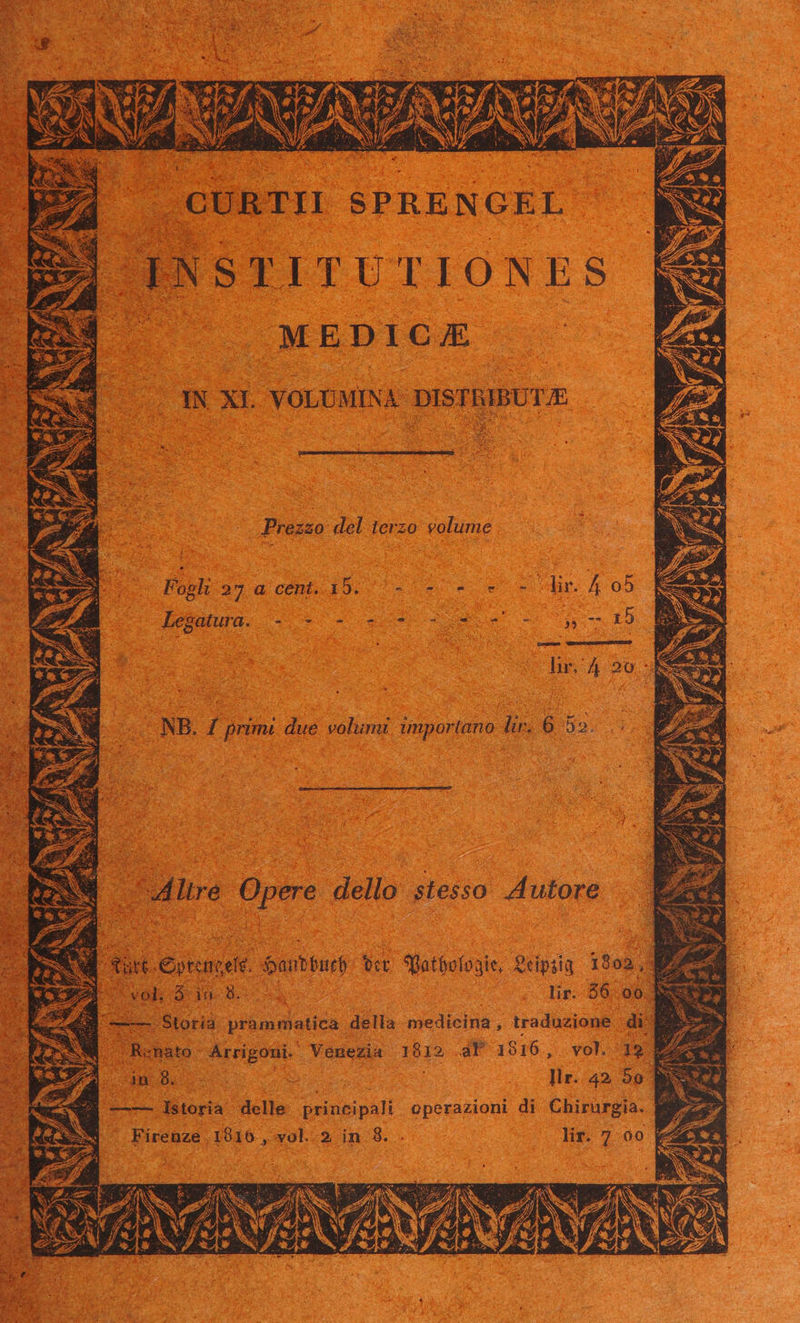 Prezzo dl terzo solume — —— us 4 go age s Venezia 1812 dr ade. vot j .8 E or e LIA 42 15 — dMioria- | delle qrinipali operazioni di Chirurgia. $*
